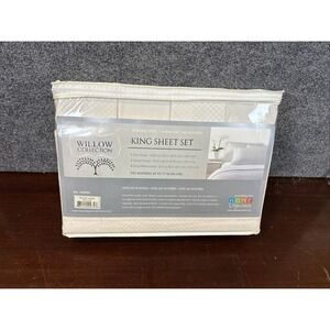 Home Dynamix Willow Collection 6-Piece Bed King Sheet Set~Super Soft Microfiber